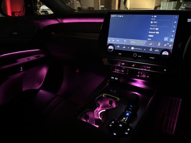 レクサスRXアンビエントライト施工