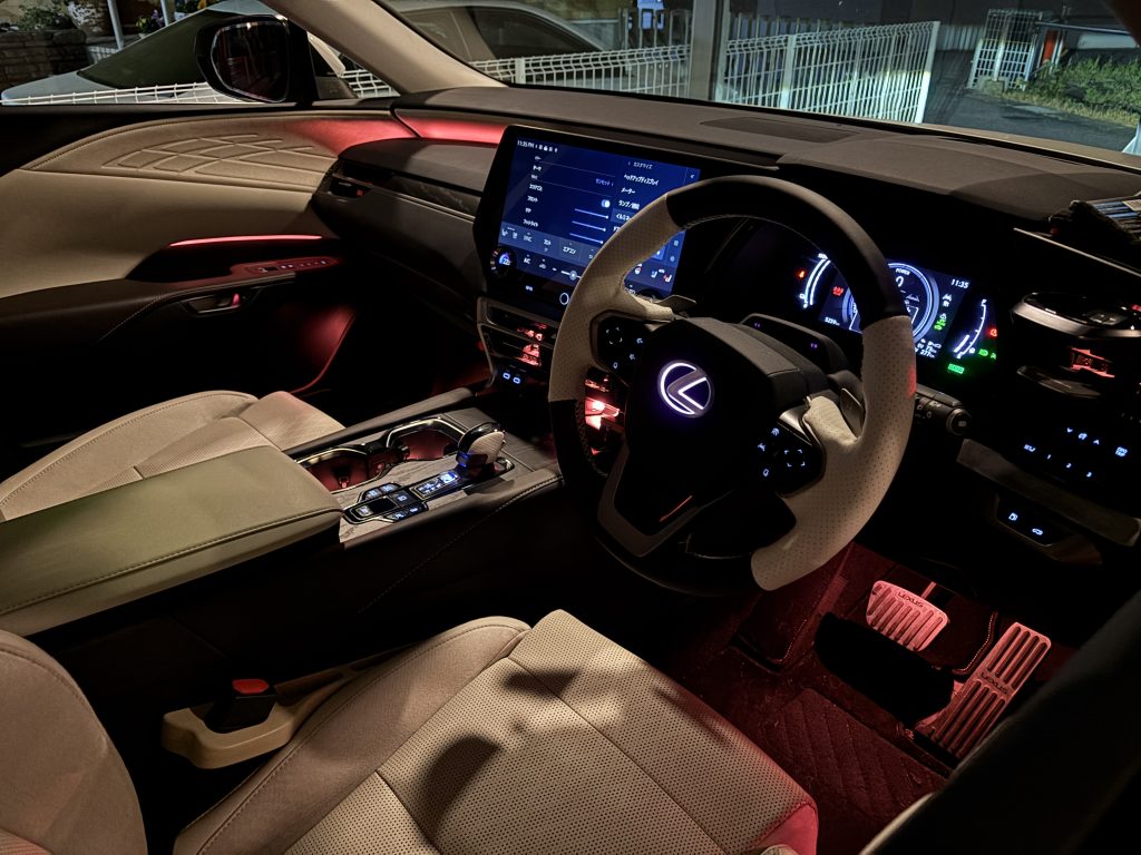 RXアンビエントライト光量アップ