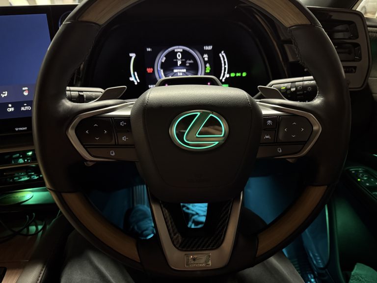 ステアリングエンブレムイルミマルチカラー