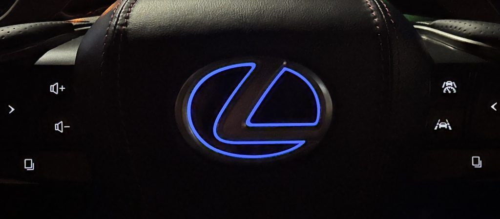 ステアリングエンブレムイルミマルチカラー　Rayace