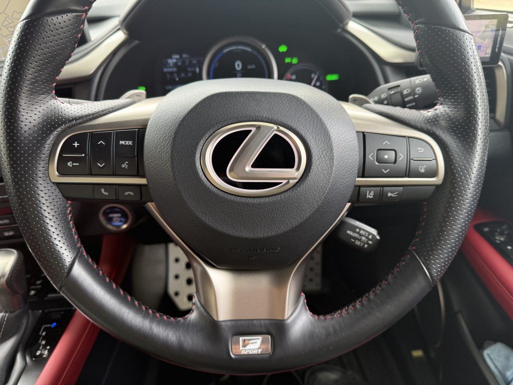 レクサスRX 20系 ステアリングエンブレムイルミ