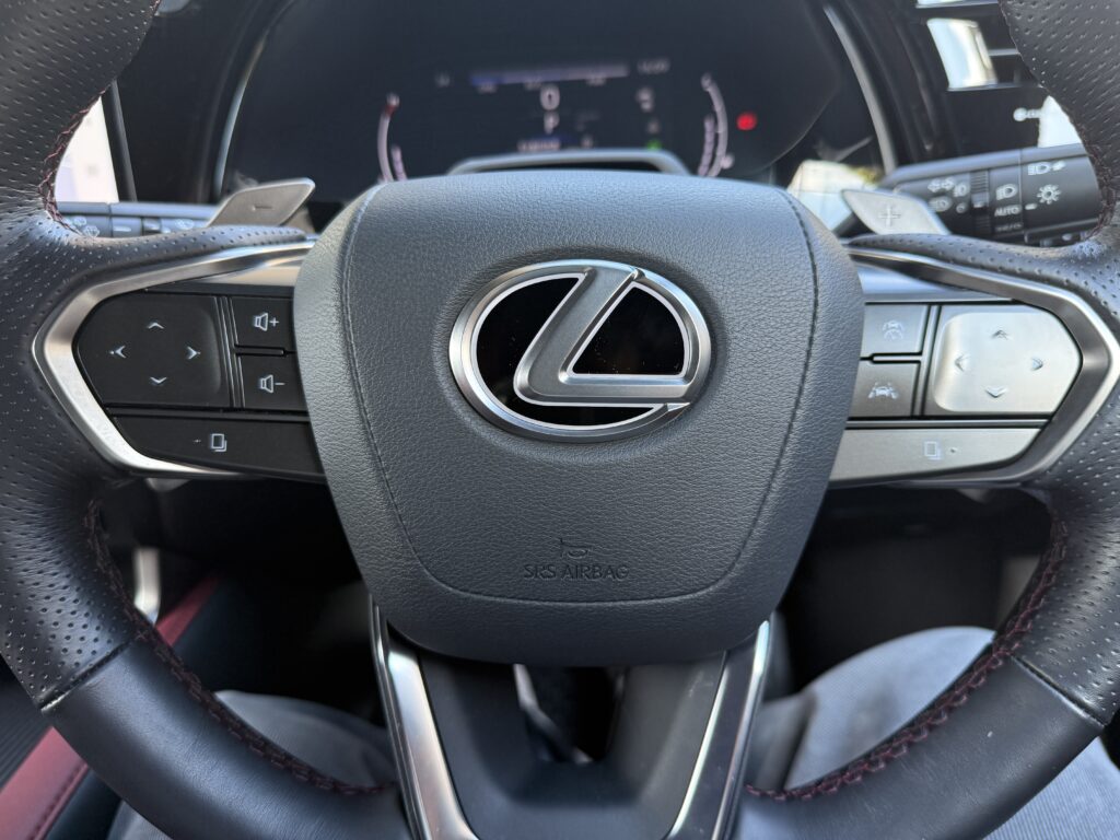 ステアリングエンブレムイルミ　RX500h