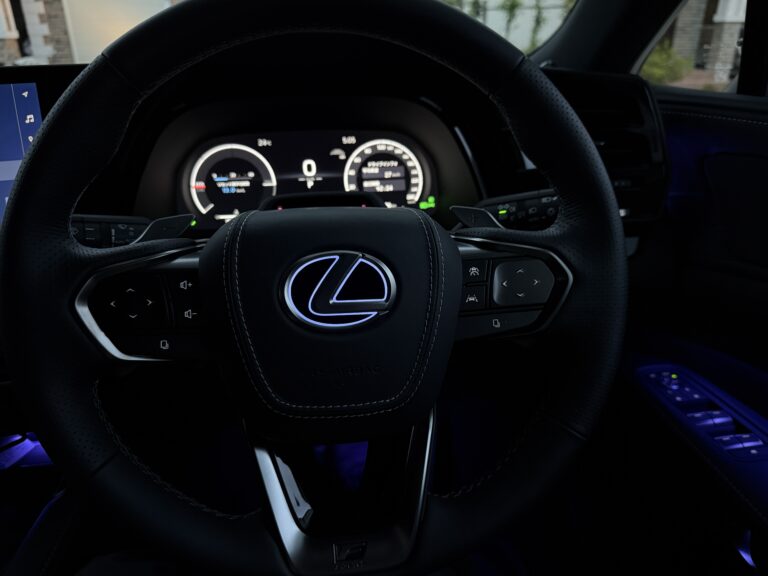 レクサスRX　ステアリングエンブレムイルミ　Rayace