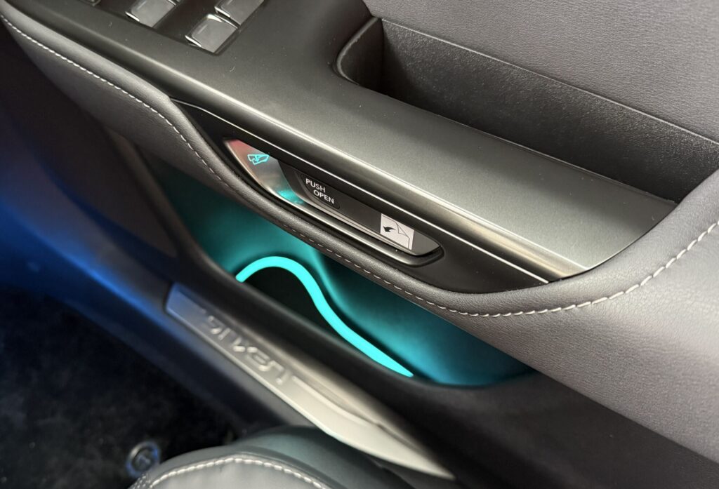 レクサスNX　ドアポケットイルミ