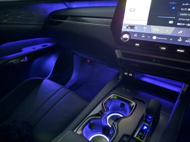 レクサスRXアンビエントライト増設+アシストグリップ交換
