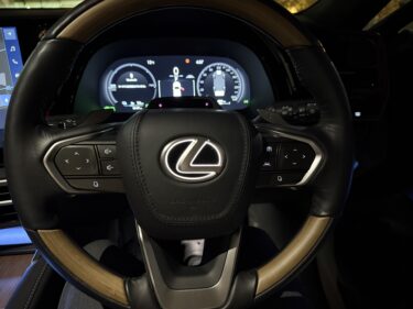 レクサスRX　ステアリングエンブレムイルミ（マルチカラー）