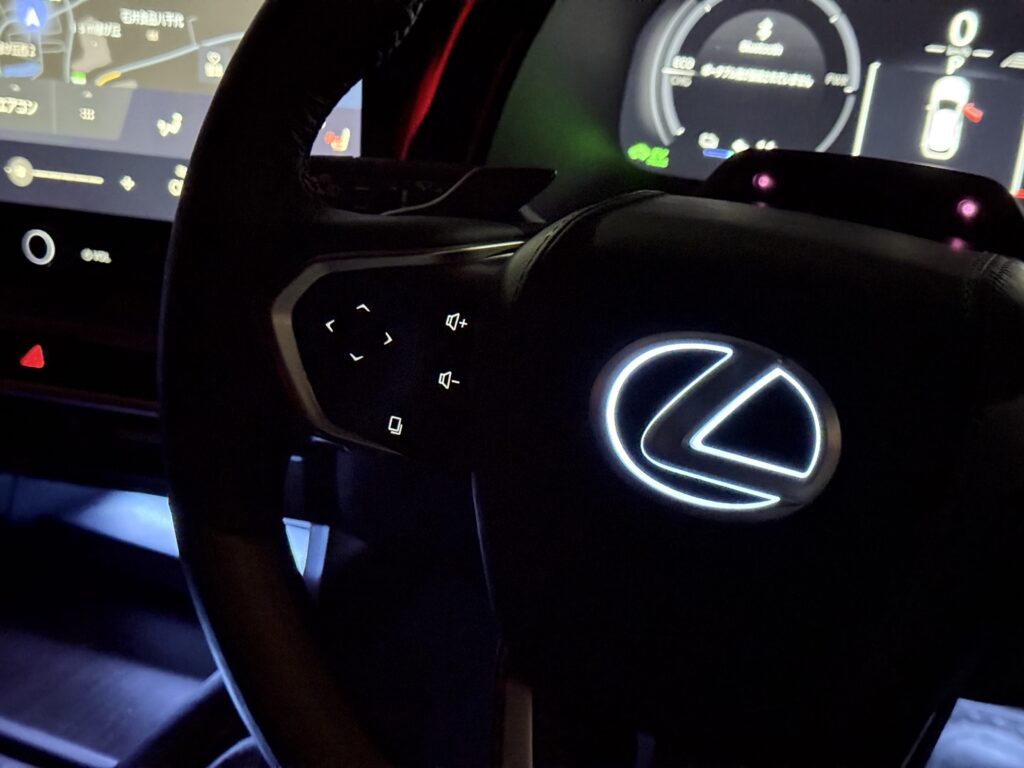 ステアリングエンブレムイルミ　Rayace