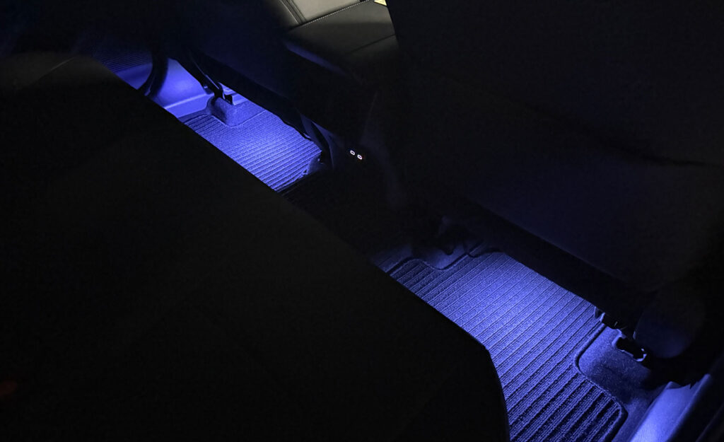 レクサスRX20系　後席フットライト　アンビエントライト